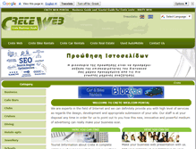 Tablet Screenshot of crete-web.com